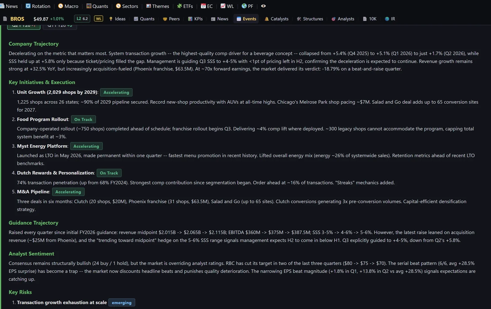 AI transcript summary and sentiment